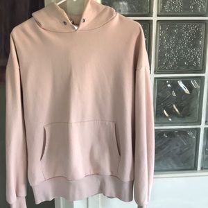 plain pink hoodie